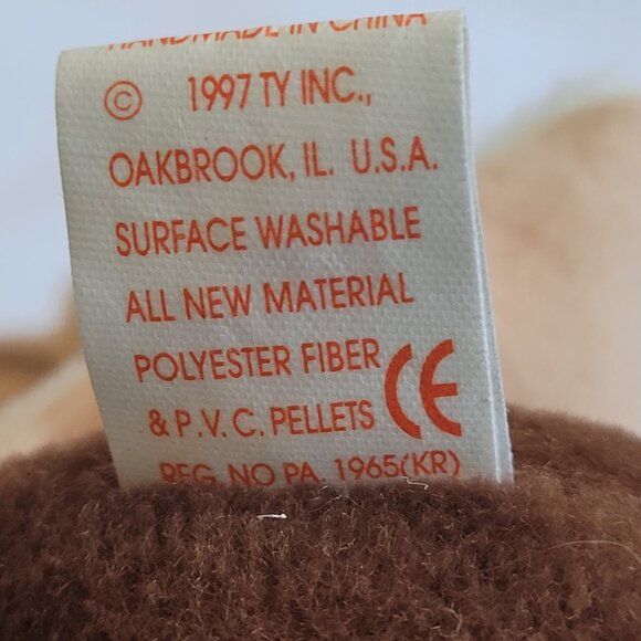 Ty Beanie Baby “Stretch” The Ostrich Vintage with PVC Pellet Tag Retired 1999 - Picture 8 of 8